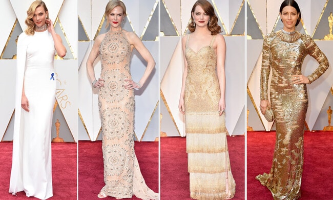 Las mejor vestidas de los Oscar 2017