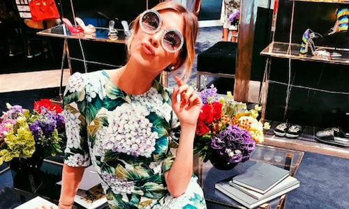 Michelle Salas, de fiesta en la pop-up store de Dolce & Gabbana en México