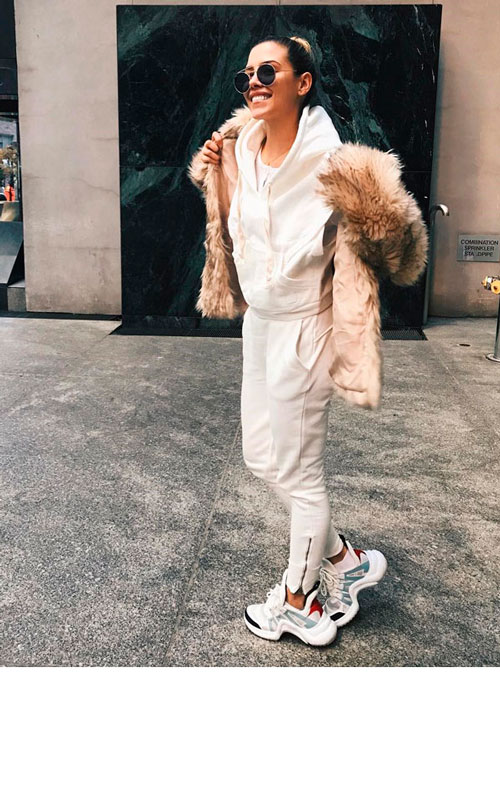 Michelle Salas y el calzado que está de moda 2018 Foto