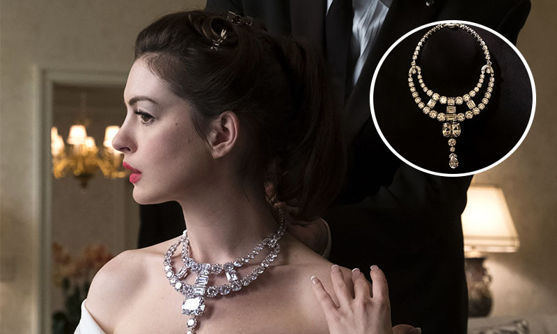 Un collar... ¿de 3 mil millones de pesos? La increíble joya que Anne Hathaway luce en Ocean's 8 -de la que todos hablan-