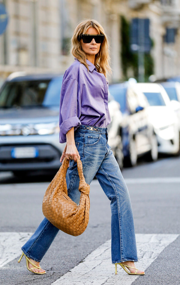 Blusa con jeans