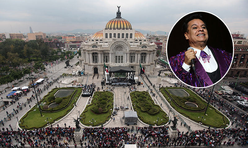 Bellas Artes abrió una última vez sus puertas para Juan Gabriel