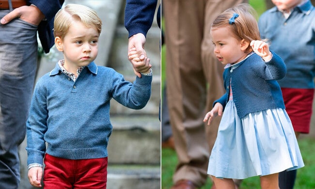 Los adorables 'outfits' que usaron el príncipe George y la princesa Charlotte en una fiesta en Canadá