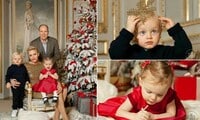 El 'detrás de escena’ del posado navideño de Mónaco protagonizado por los adorables príncipes Jacques y Gabrielle
