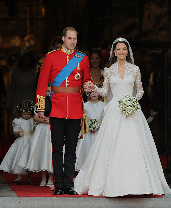 Kate Middleton y el Príncipe William boda real
