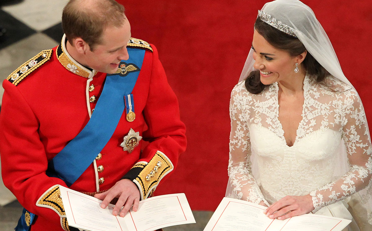 Kate Middleton y el Príncipe William boda real