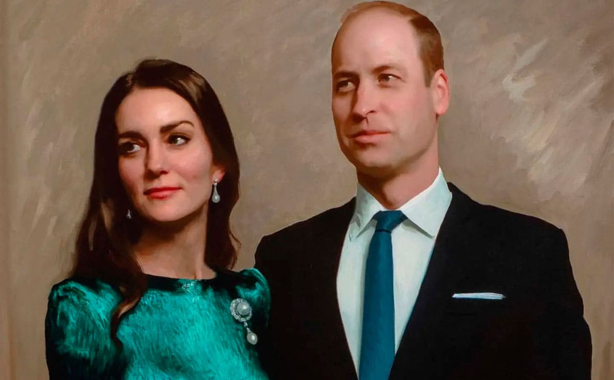 Kate Middleton y Príncipe William retrato