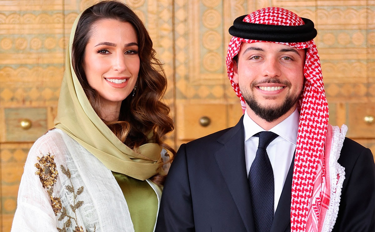 Príncipe Hussein y Rajwa Al Saif