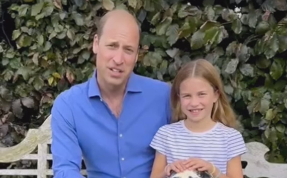 La Princesa Charlotte sorprende por lo mayor que luce en un video junto al Príncipe William