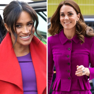 Meghan Markle and Kate Middleton purse trick