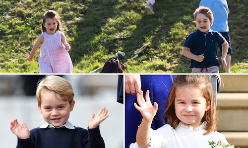 The Baby Royals are the picture of charm
