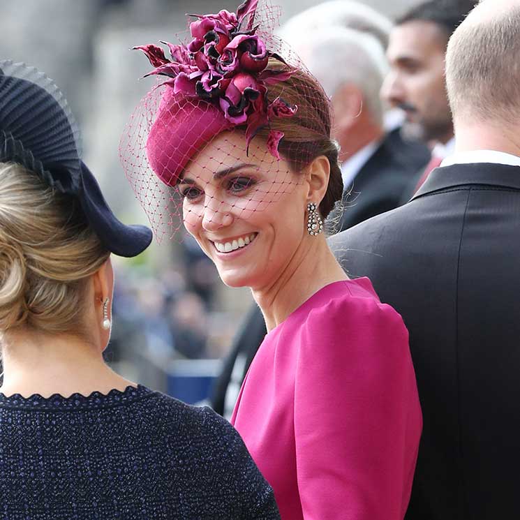 Kate Middleton pink dress and hat