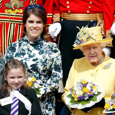 Princess Eugenie and Queen Elizabeth
