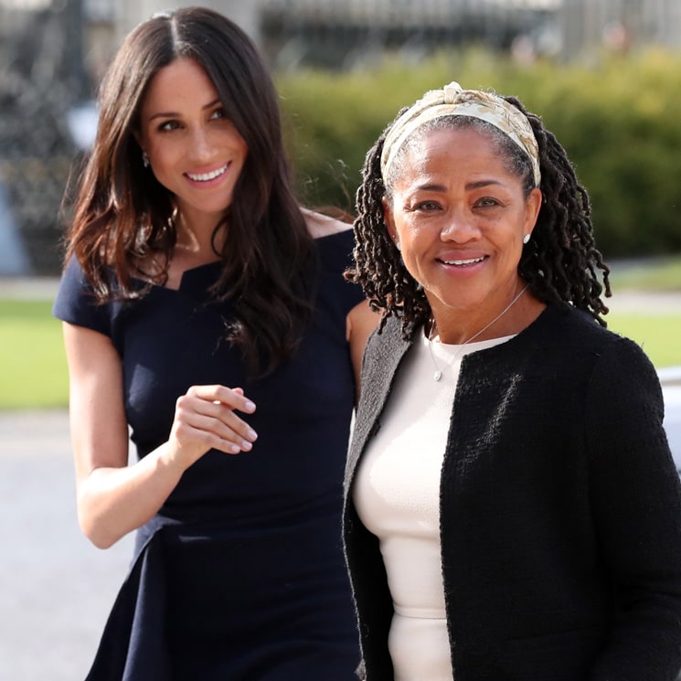 Meghan Markle with her mother, Doria Ragland