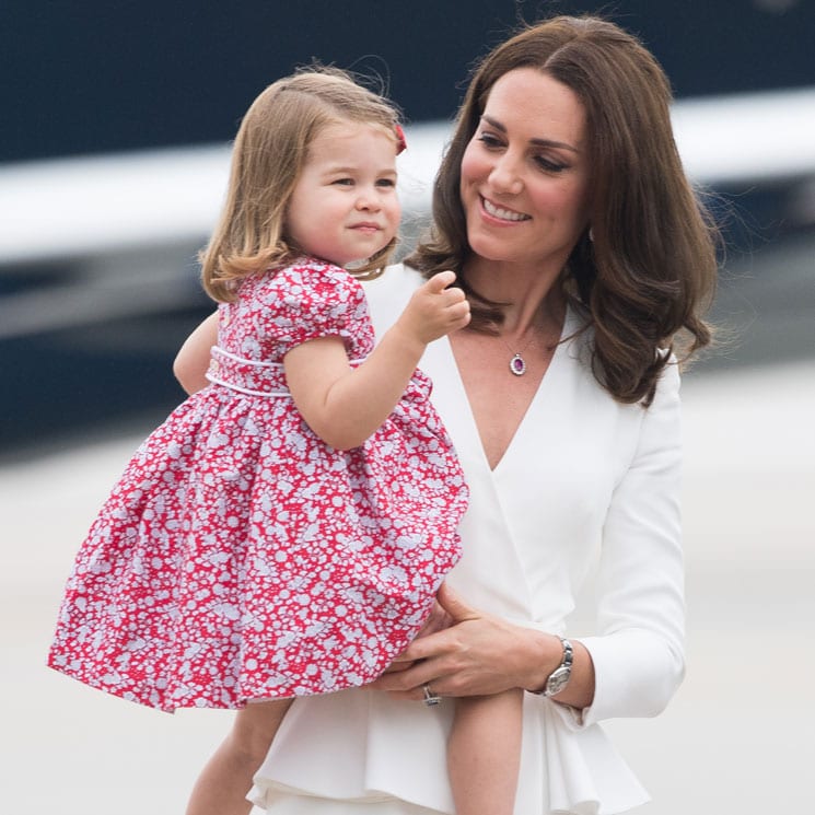 Princess Charlotte plays with slime