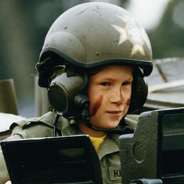 Must Watch: An enthused Prince Harry takes a ride in a military tank