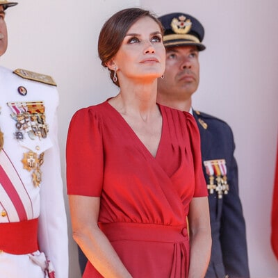 Queen Letizia Armed Forces Day style