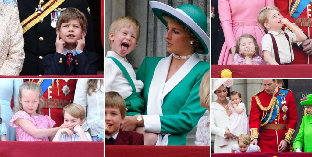 All the times the little royals were the stars of the Trooping the Colour ceremony