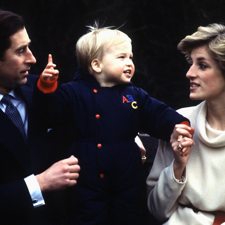 Prince William, Prince Charles and Princess Diana