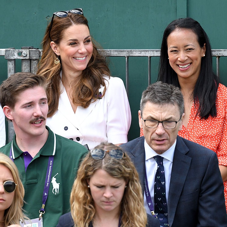 Kate Middleton has fun day out at Wimbledon with her girlfriends
