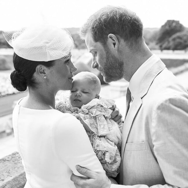 Meghan Markle and Prince Harry christen Archie Harrison in special gown - See photos!