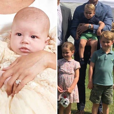 Archie met cousin Prince George first