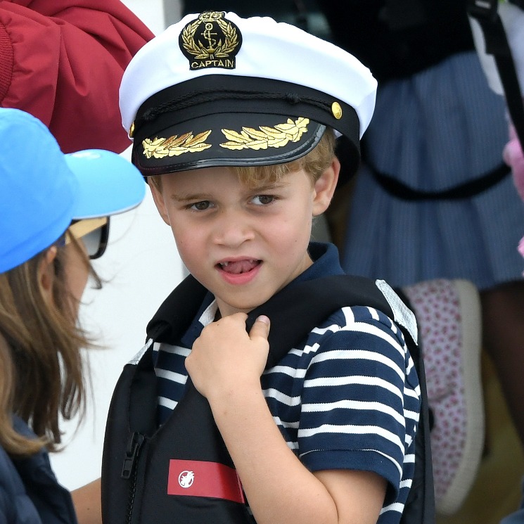 Prince George caught eating an ant at mom Kate Middleton’s charity event