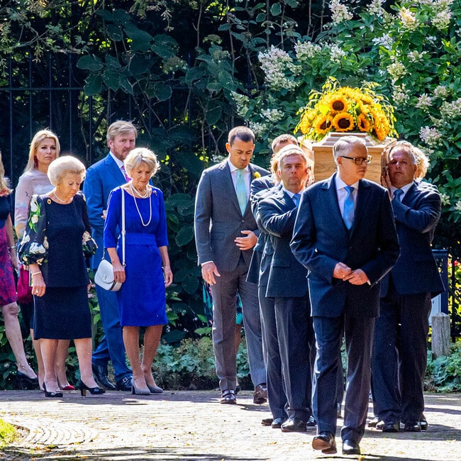 Queen Maxima and King Willem-Alexander attend Princess Christina's colorful funeral service