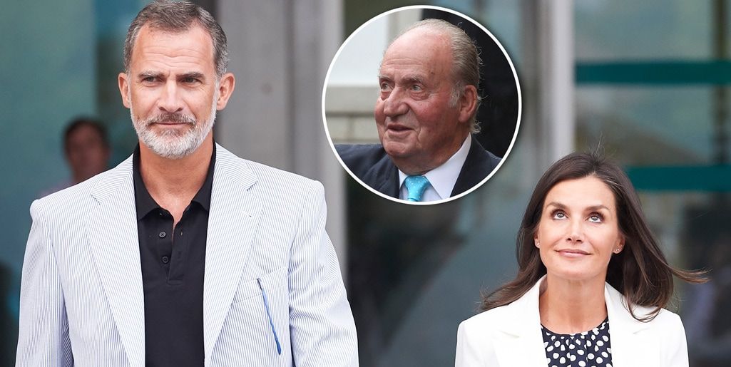 Queen Letizia and King Felipe visit King Juan Carlos at the hospital