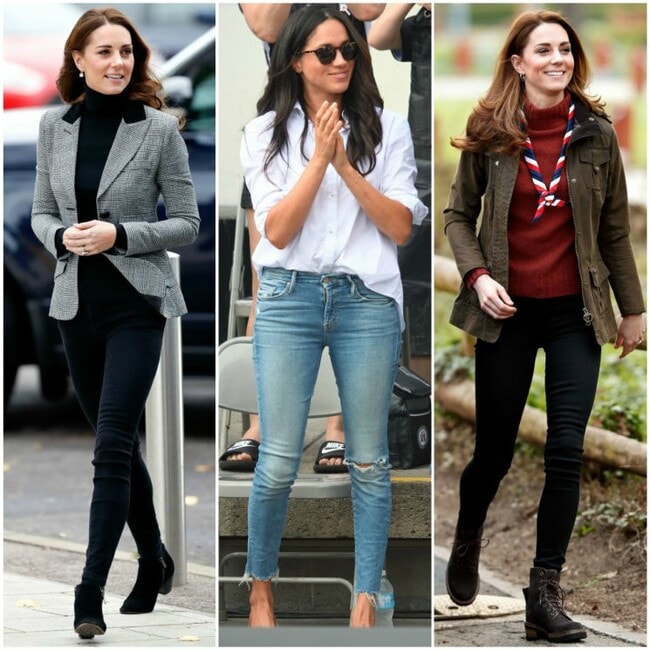 Kate Middleton and Meghan Markle rock these Crown-approved denim pants 