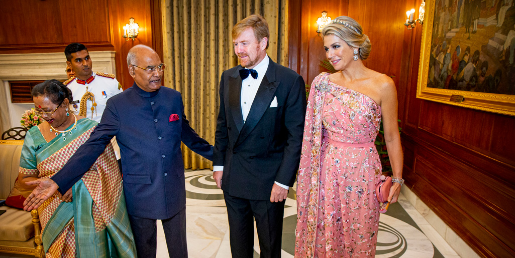 Queen Maxima wows at state banquet in India