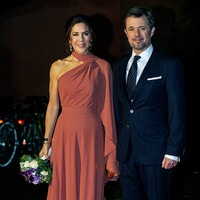 Danish royals: Prince Frederik gazes adoringly at Princess Mary on glam date night