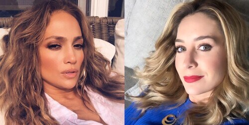La tierna -y sensual- coincidencia entre Jennifer Lopez y Geraldine Bazán en el #10Yearschallenge