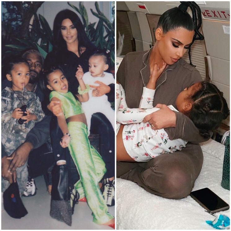 ¡Una súper mamá! Kim Kardashian y las fotos más tiernas junto a sus hijos