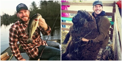 ¡Todo un granjero! Chris Pratt y sus divertidas fotos rodeado de animales