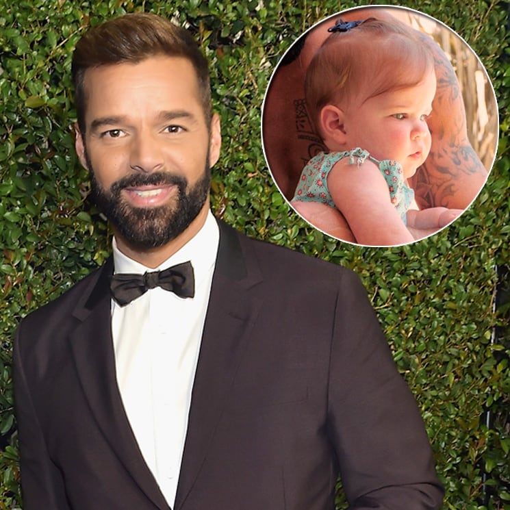 Ricky Martin presenta por primera vez el rostro de su hija Lucía