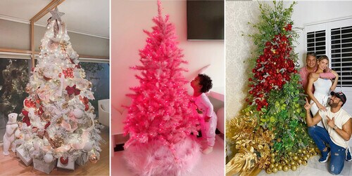 Los increíbles árboles de Navidad de los famosos