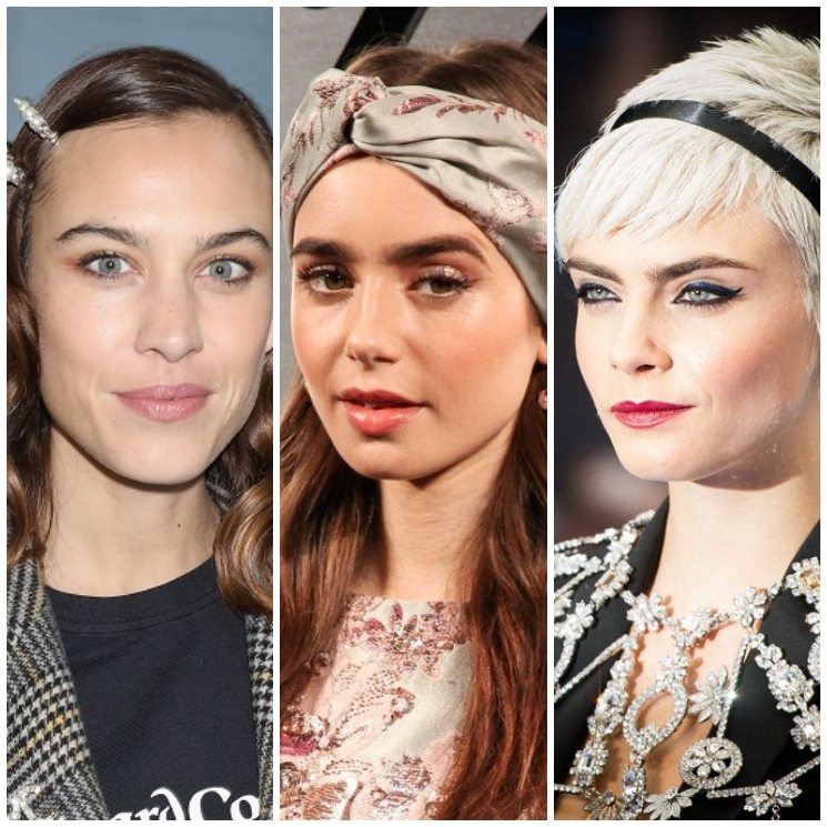 10 formas de llevar accesorios para el pelo según las famosas