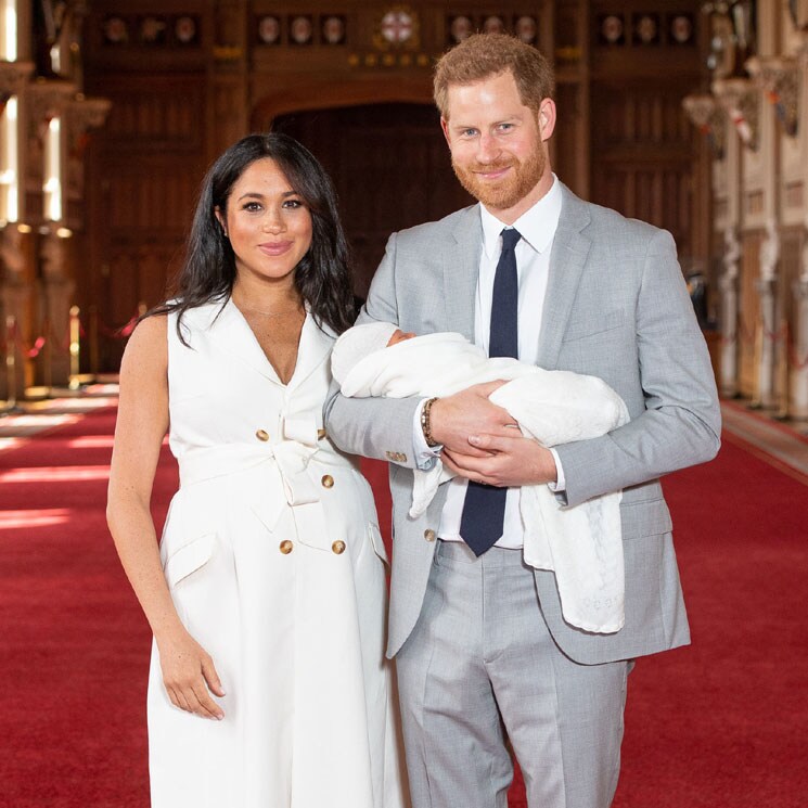 Publican la primera foto del hijo de Meghan Markle y el príncipe Harry
