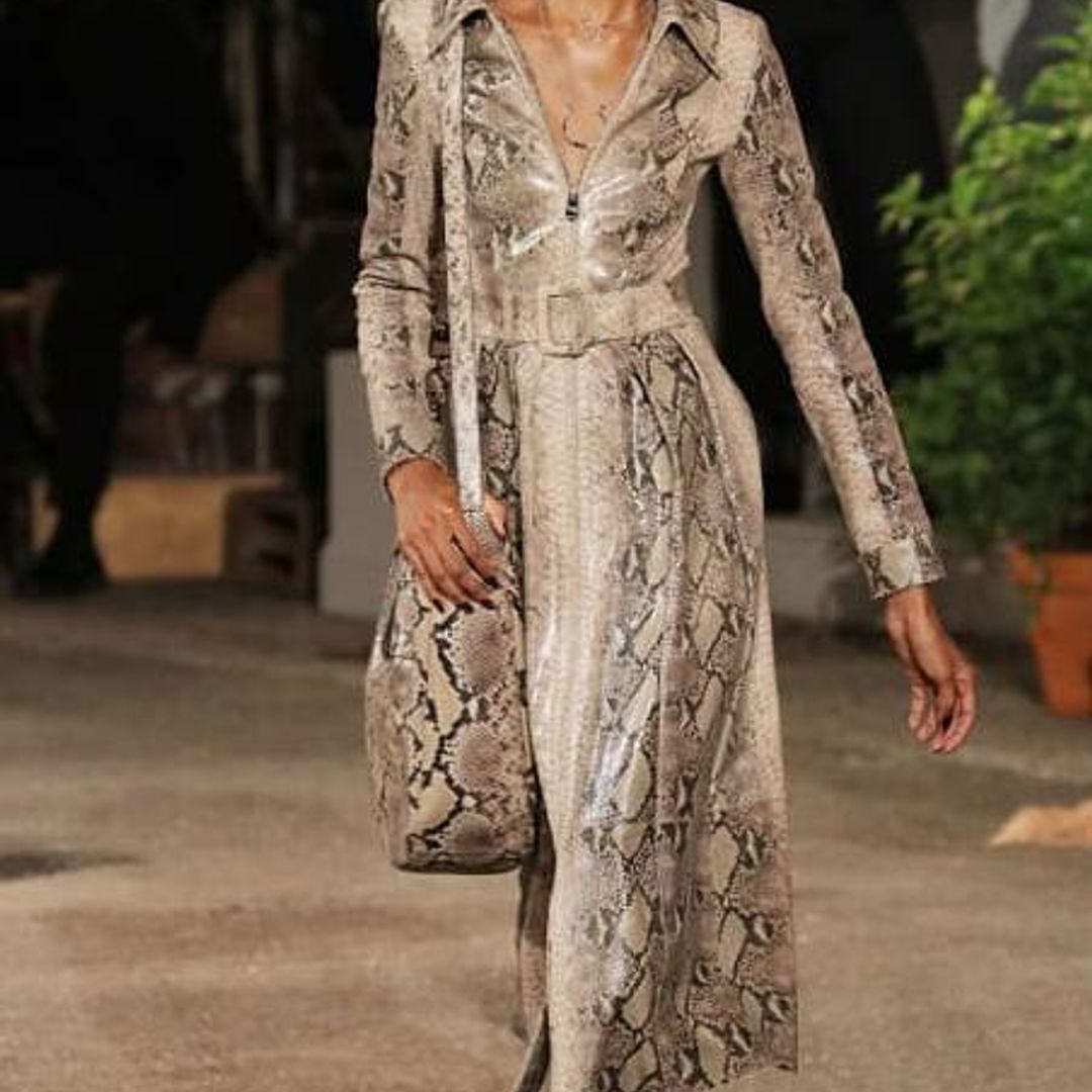 snakeskin look Tommy Hilfiger runway fall winter