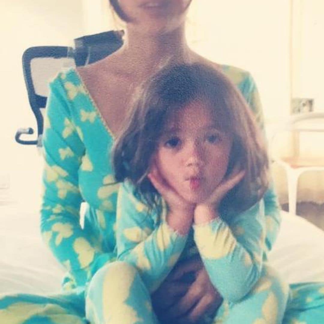 Salma Hayek and daughter Valentina twinning