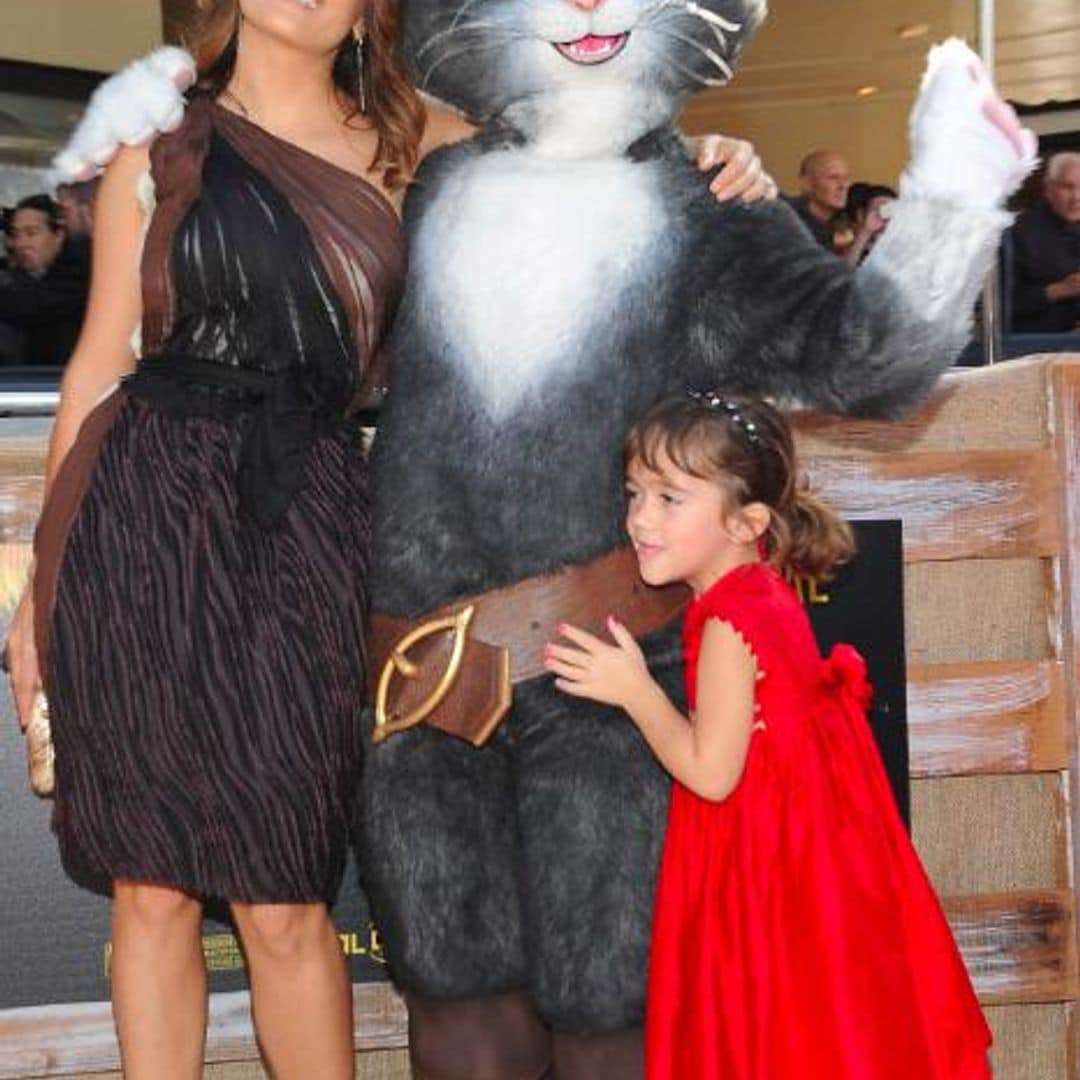 Salma Hayek and Valentina Puss in Boots