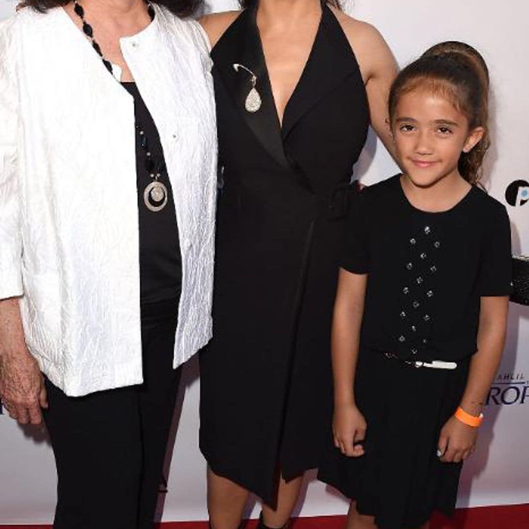Salma Hayek and mini-me daughter