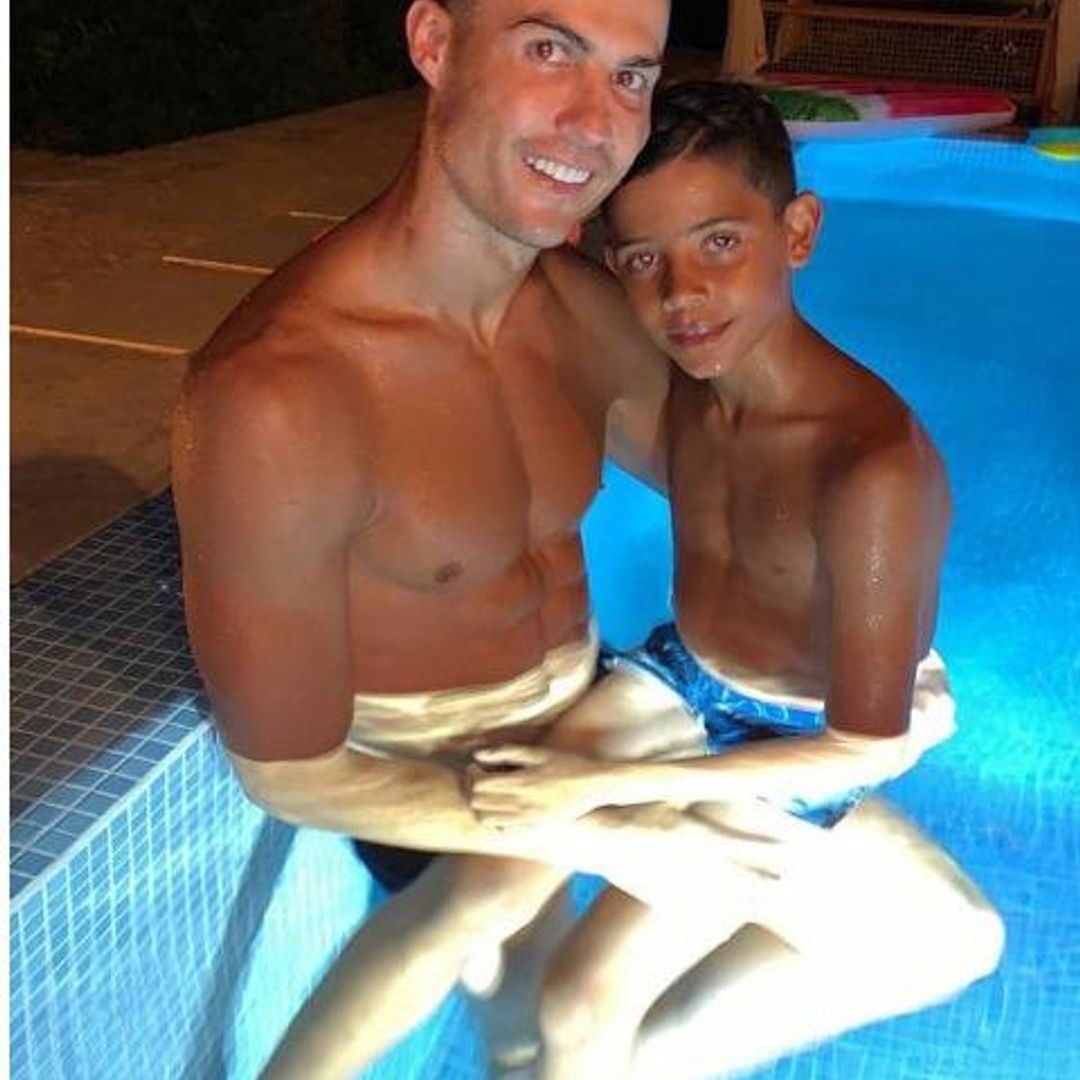 Cristiano Ronaldo es muy cercano a su hijo mayor