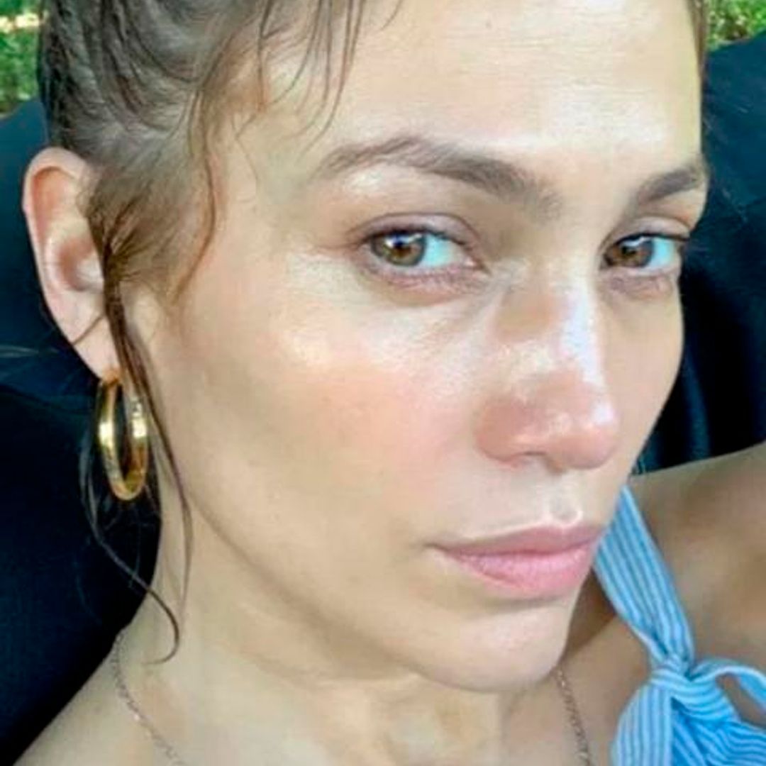 Jennifer Lopez sin maquillaje