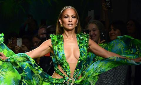 Jennifer Lopez in Versace Dress