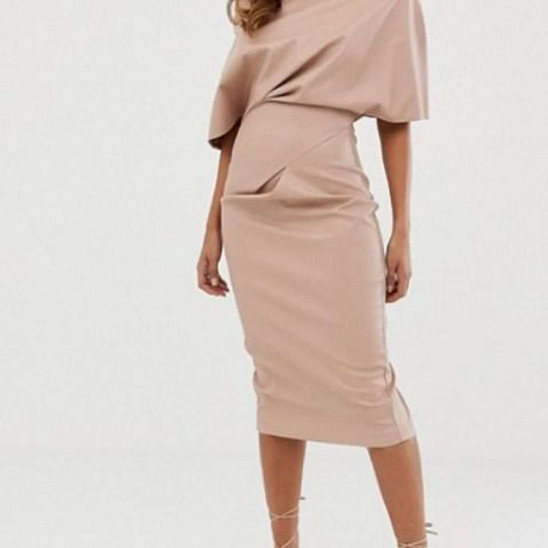 Leather dress de Asos
