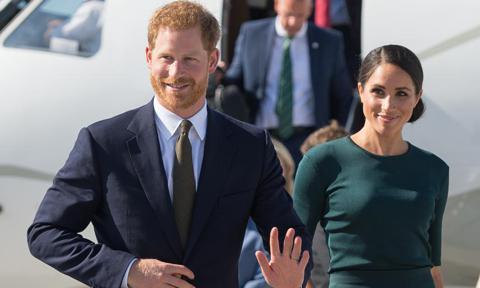 Meghan Markle, Prince Harry arrive in Rome for wedding