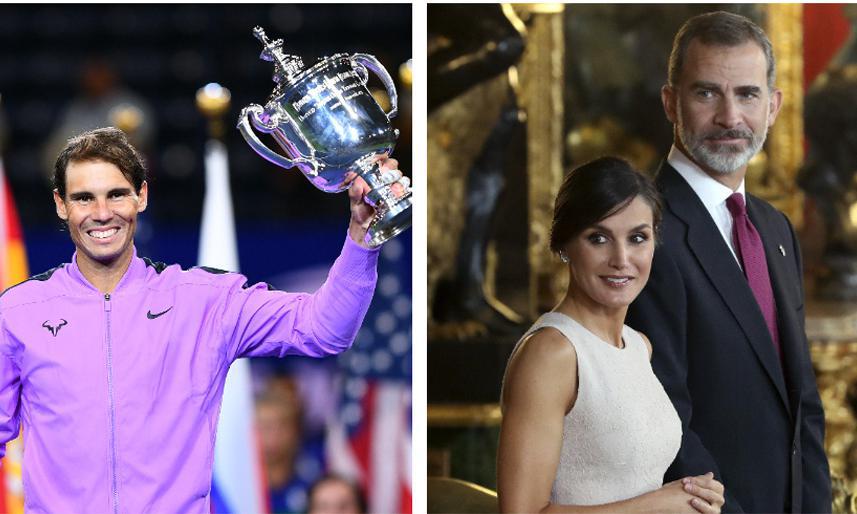 Rafael Nadal receives congrats on US Open win from Queen Letizia, King Felipe