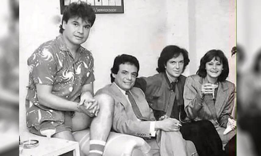 La foto de Camilo Sesto, Juan Gabriel, José José y Rocío Dúrcal